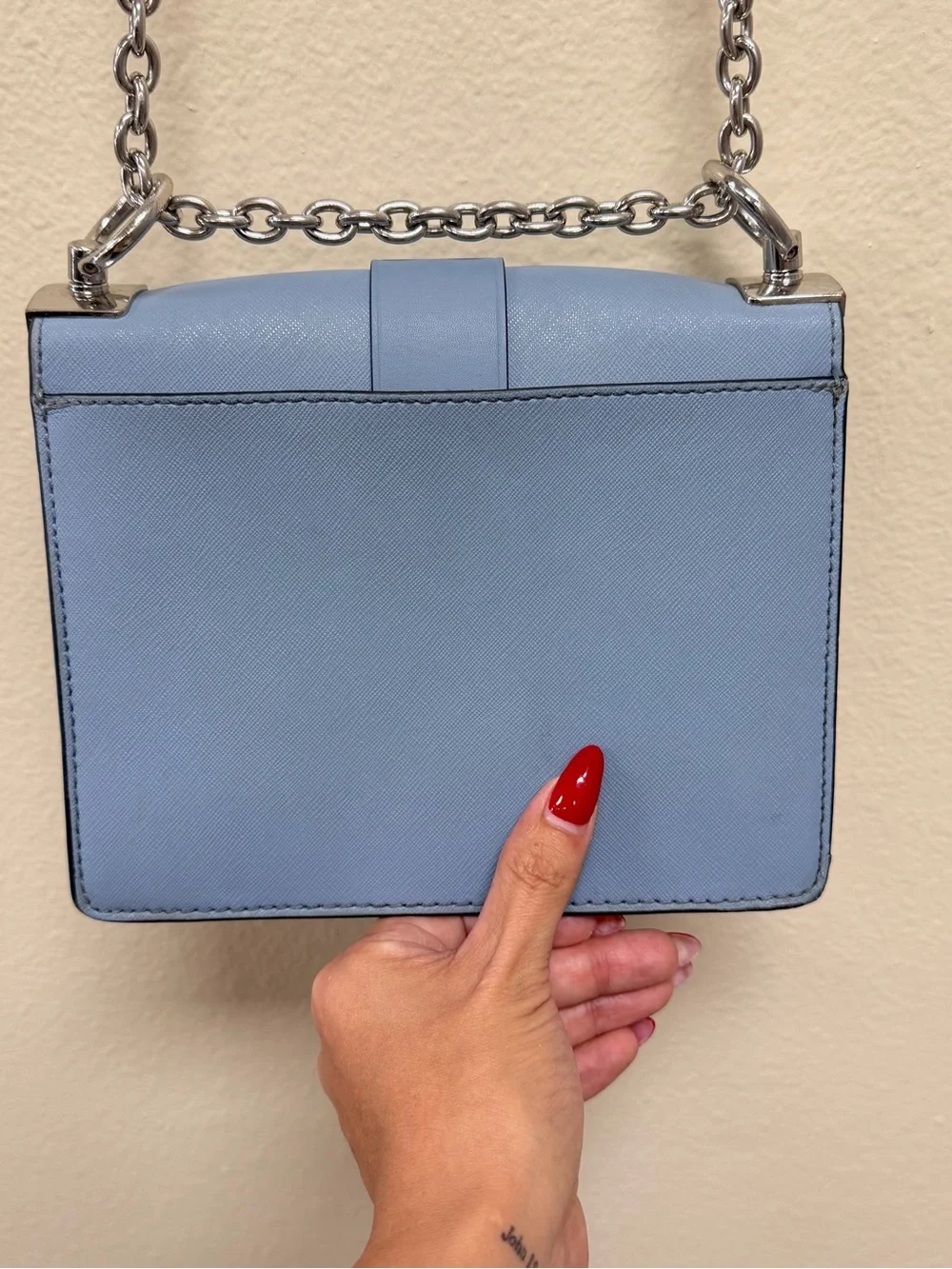 MICHAEL KORS Small Greenwich Crossbody Bag in Saffiano Leather